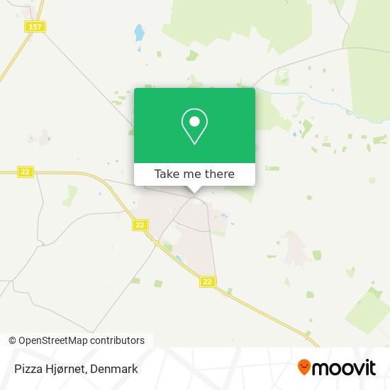Pizza Hjørnet map