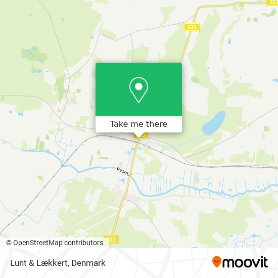 Lunt & Lækkert map