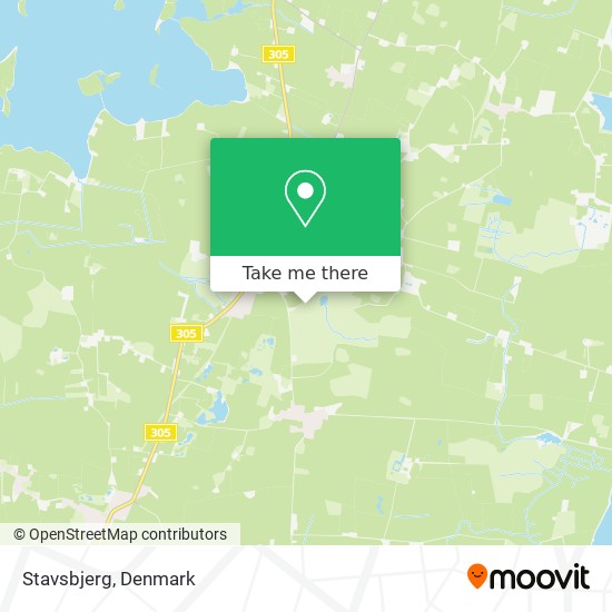 Stavsbjerg map