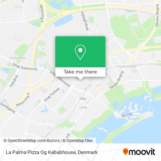 La Palma Pizza Og Kebabhouse map