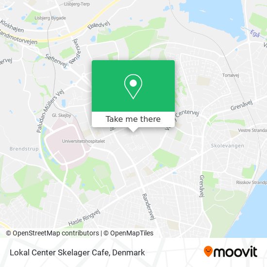 Lokal Center Skelager Cafe map