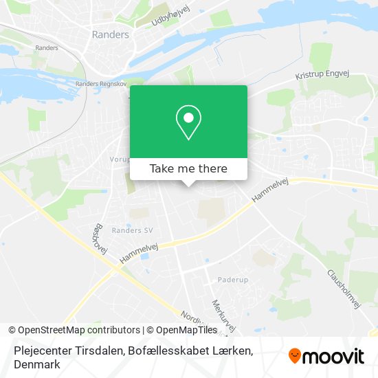 Plejecenter Tirsdalen, Bofællesskabet Lærken map