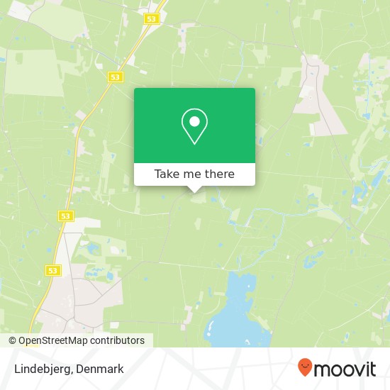 Lindebjerg map