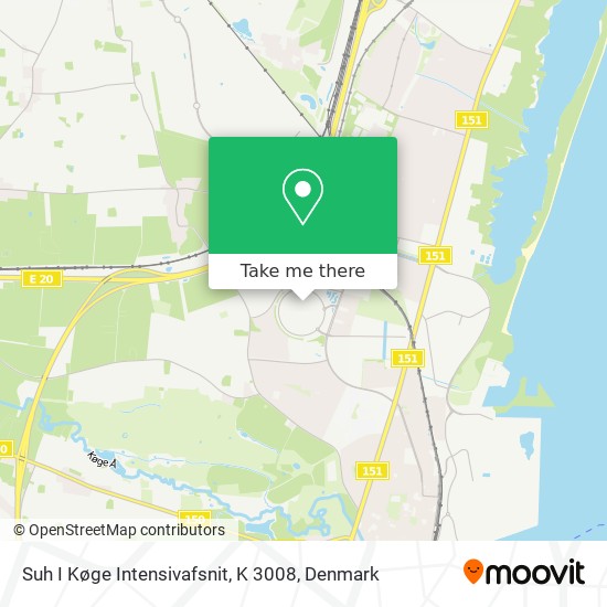 Suh I Køge Intensivafsnit, K 3008 map