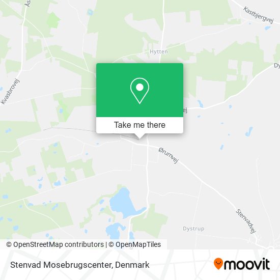 Stenvad Mosebrugscenter map