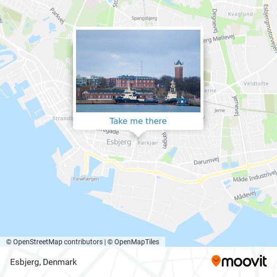 Esbjerg map