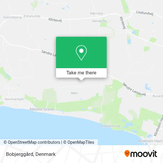 Bobjerggård map