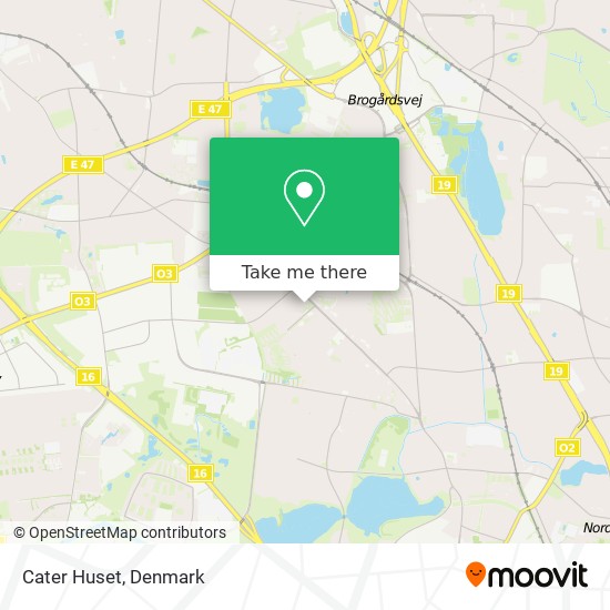 Cater Huset map