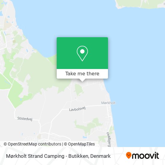 Mørkholt Strand Camping - Butikken map