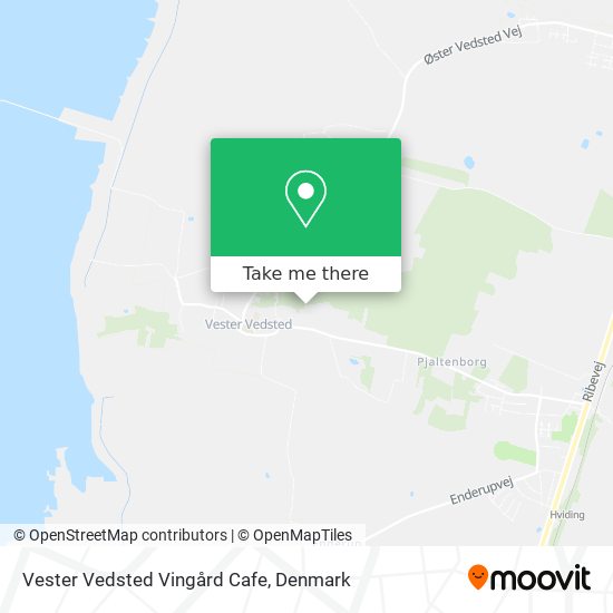Vester Vedsted Vingård Cafe map