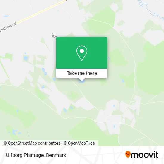 Ulfborg Plantage map