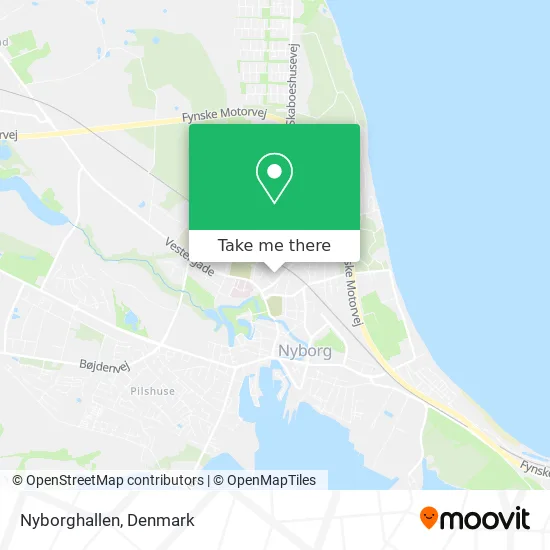 Nyborghallen map