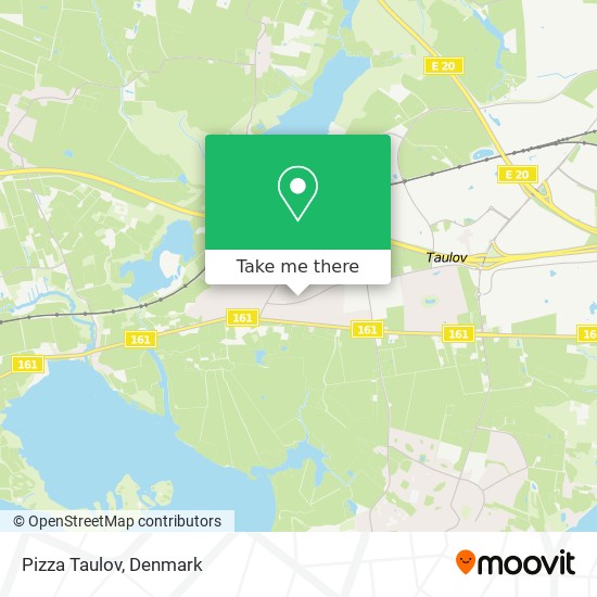 Pizza Taulov map