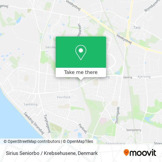 Sirius Seniorbo / Krebsehusene map