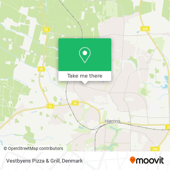 Vestbyens Pizza & Grill map