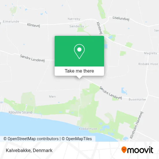 Kalvebakke map