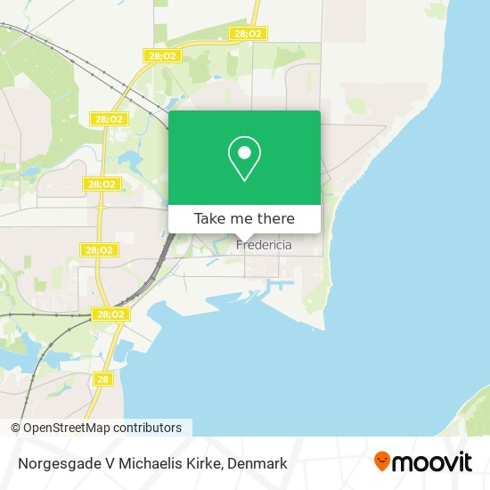 Norgesgade V Michaelis Kirke map
