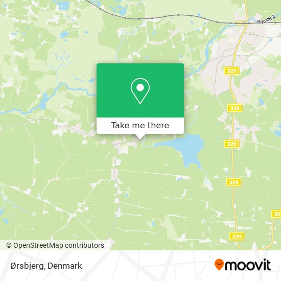 Ørsbjerg map