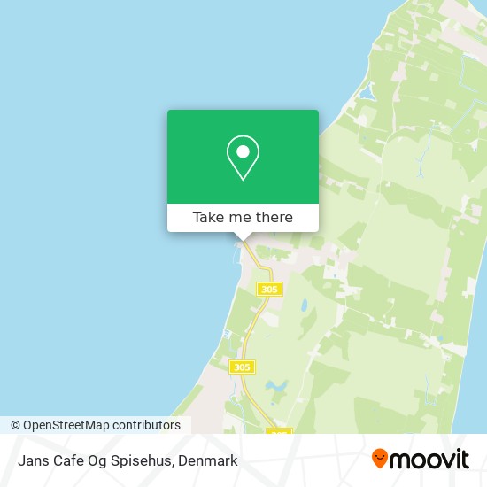 Jans Cafe Og Spisehus map