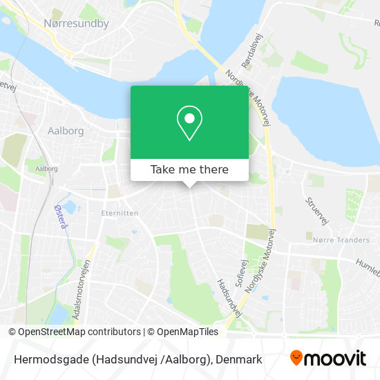 Hermodsgade (Hadsundvej /Aalborg) map