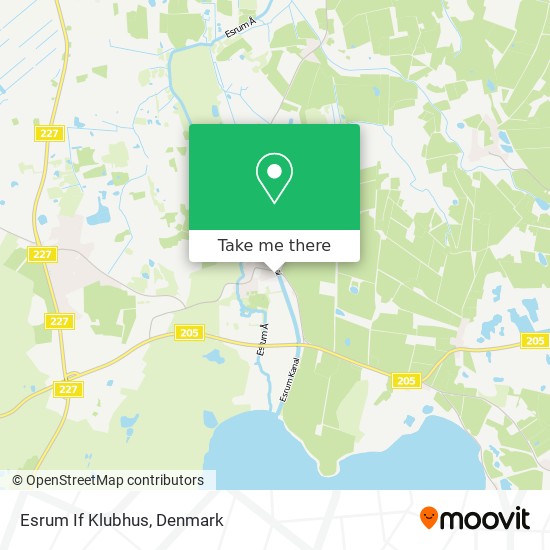 Esrum If Klubhus map