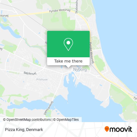 Pizza King map