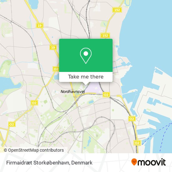 Firmaidræt Storkøbenhavn map
