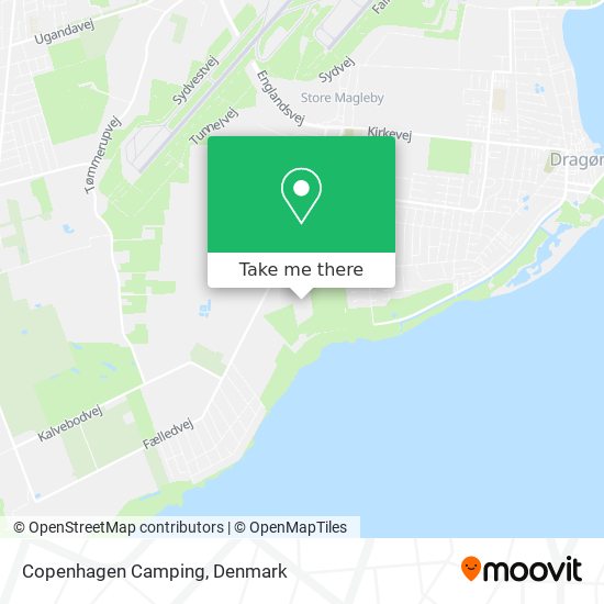 Copenhagen Camping map