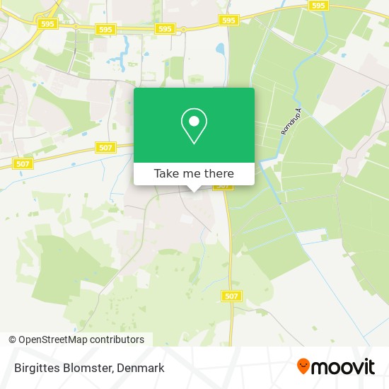 Birgittes Blomster map