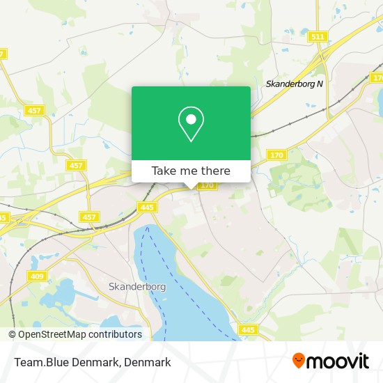 Team.Blue Denmark map
