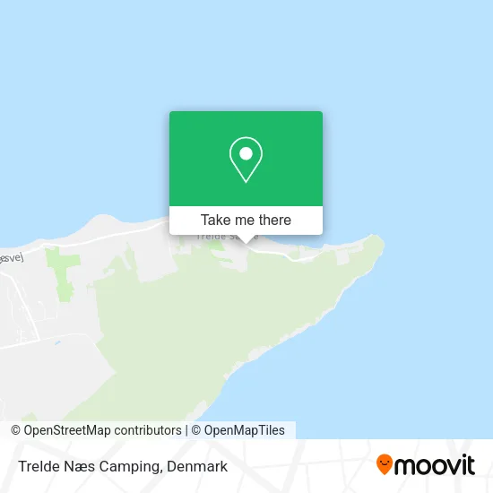 Trelde Næs Camping map