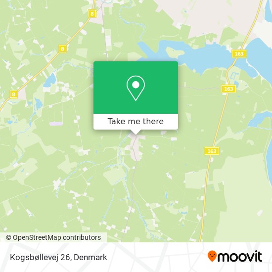 Kogsbøllevej 26 map