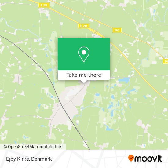 Ejby Kirke map