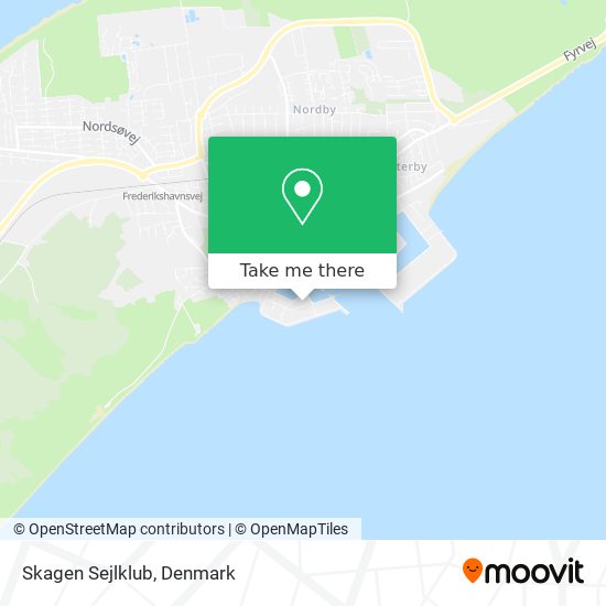 Skagen Sejlklub map