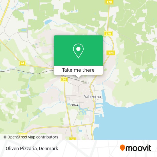 Oliven Pizzaria map