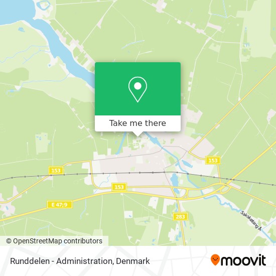 Runddelen - Administration map