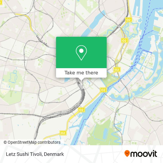 Letz Sushi Tivoli map