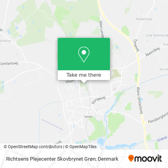 Richtsens Plejecenter Skovbrynet Grøn map