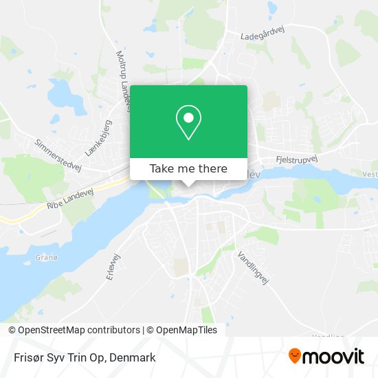 Frisør Syv Trin Op map