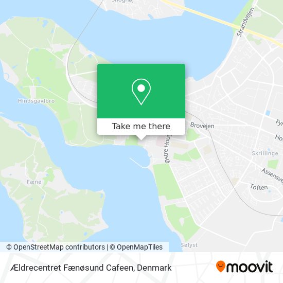 Ældrecentret Fænøsund Cafeen map