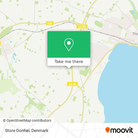 Store Donhøi map