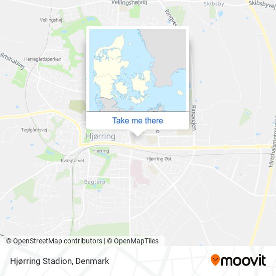 Hjørring Stadion map