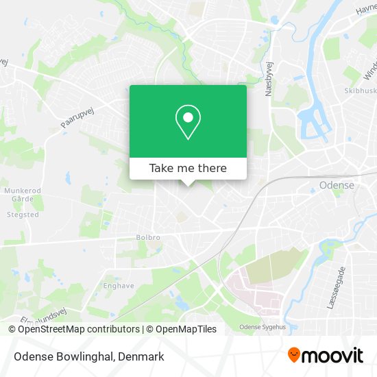 Odense Bowlinghal map