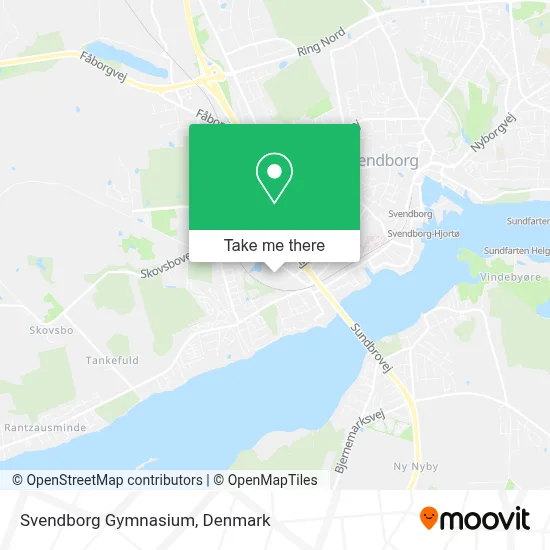Svendborg Gymnasium map