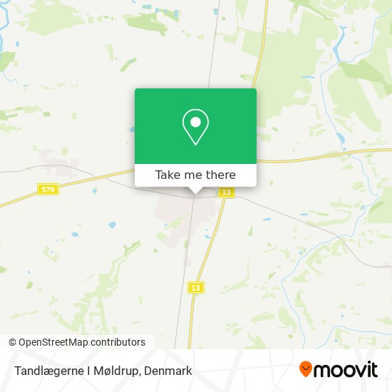 Tandlægerne I Møldrup map