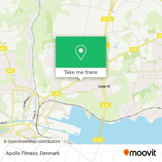 Apollo Fitness map