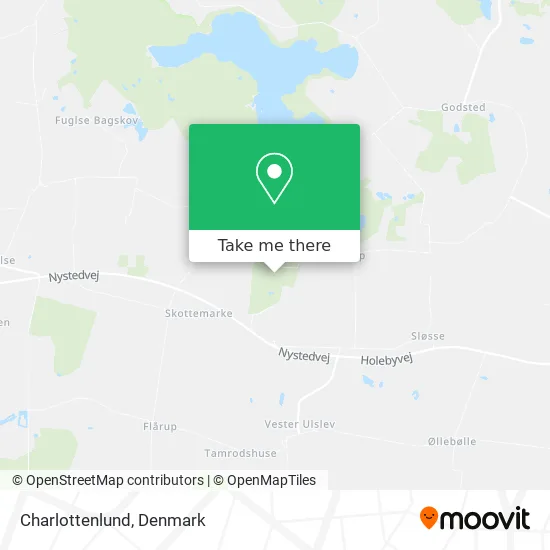 Charlottenlund map
