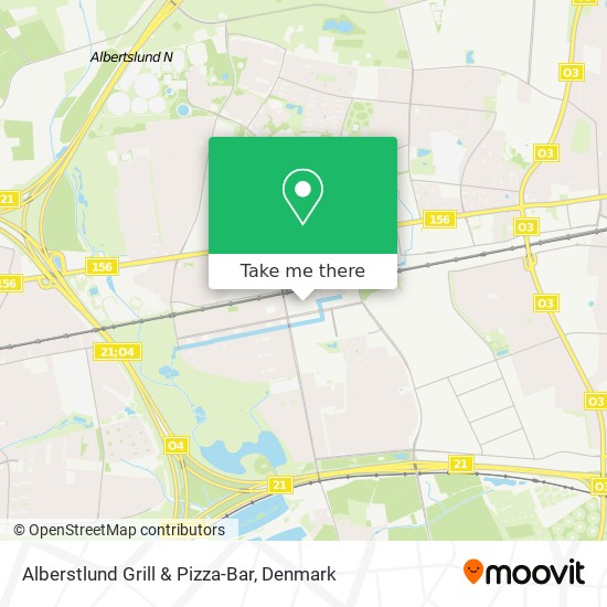 Alberstlund Grill & Pizza-Bar map