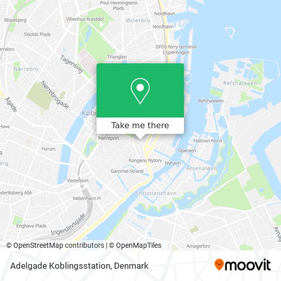 Adelgade Koblingsstation map