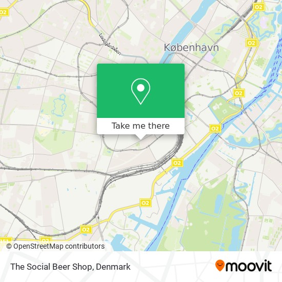 The Social Beer Shop map